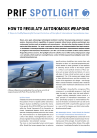 Download: How to Regulate Autonomous Weapons