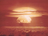 Nuclear test "Bravo", in 1954