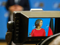 Press statement at NATO by Minister of Foreign Affairs of Germany, Annalena Baerbock.