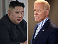 Nordkoreas Machthaber Kim Jong-un und US-Präsident Joe Biden (Fotos: Wikimedia Commons | Flickr, Gage Skidmore