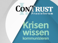 Plakat des ConTrust Praxisforums 2022