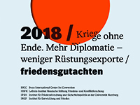 Das Friedensgutachten 2018: "Kriege ohne Ende. Mehr Diplomatie - weniger Rüstungsexporte" (Cover)