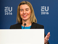 Federica Mogherini (Foto: Dutch Government/Valerie Kuypers, CC BY 2.0, https://www.flickr.com/photos/132442894@N02/24483724499)