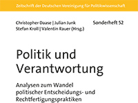 [Translate to Englisch:] PVS Sonderheft "Politik und Verantwortung" (Cover)