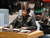 ICC Prosecutor Fatou Bensouda briefs Security Council on Darfur (UN Photo by Paulo Filgueiras)