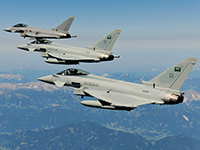 Eurofigther der saudischen Luftwaffe (Photo: https://www.flickr.com/photos/uflinks/8662090563).