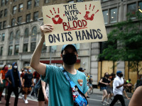 Proteste gegen Polizeigewalt in New York. Foto: dpa/picture alliance