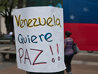 Venezuela will Frieden (Foto: Wilfredor, Flickr, CC BY-NC-ND 2.0).