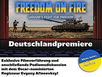 Plakat: Freedom on Fire Deutschlandpremiere