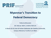 Poster Myanmar's Transition to Federal Democracy