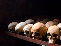 Totenköpfe, Nyamata Memorial Site, Nyamata, Ruanda (Foto: Wikipedia, I. Inisheer)