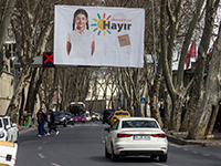 Werbung für ein Nein (Hayir) beim Referendum (Foto: Leif Hinrichsen, Flickr)