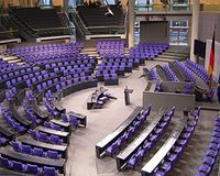 Deutscher Bundestag Plenarsaal Times wikimedia commons CC BY SA 3.0 NEWS