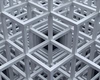 PATTERN: Floor piece no. 1 (Cube structure based on nine modules) (Vloerstructuur nr. 1) Artist: Sol LeWitt (1979) Museum Boijmans Van Beuningen | Rob Oo via Wikimedia Commons | CC BY 2.0