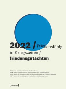 Cover des Friedensgutachtens 2022 (transcript Verlag).