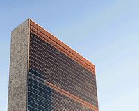 UN-Hauptquartier in New York (Foto: Daryan Shamkhali, Unsplash, Unsplash License).