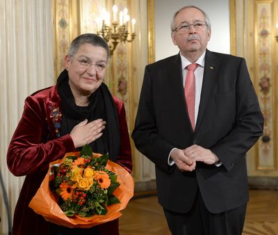 Şebnem Korur Fincancı und Norbert Kartmann bei der Verleihung