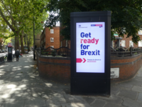 HM Government advises to "Get ready for Brexit" on an advertising board: HM Government advises to "Get ready for Brexit" on an advertising board. Photo: Duncan Cumming/Flickr | CC BY-NC 2.0